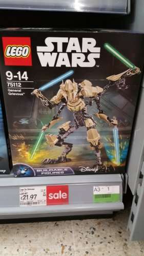 Lego Star Wars General Grievous 75112 £21.97 plus other Buildable Figures and play sets in SALE @ Asda