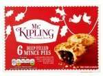 B.T.G.O.F on 6 pack of Mr.Kipling Mince Pies or 140g After Eight - 3 for £1.98 at 99p stores