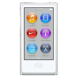 Apple iPod nano, 16GB, White & Silver £99.99 from John Lewis