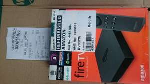 Amazon Fire TV Box £49.99 4k & normal version refurb at Clearance Bargains (Argos) Walsall Instore