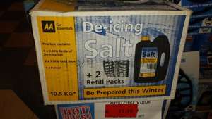 AA 10.5Kg de-icing salt set £1.49 at Family Bargains (Burton)