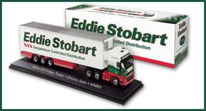 Eddie Stobart Volvo Fridge Trailer die cast model replica £2.99 New and Delivered @ Atlas Editions