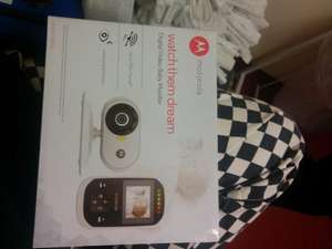 Motorola digital video baby monitor MBP18 £20 @ tesco West Bromwich