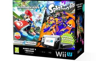 Nintendo Wii U 32GB Console: Mario Kart 8 & Splatoon Bundle £198 @ rakuten(pixelelectronics) using code HOTJAN +£11 in Points