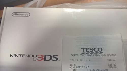 Nintendo 3DS - £35 instore Tesco (Dundee)