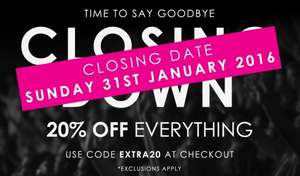 Tucci closing down sale 2 days left