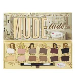 theBalm Nude Tude 12 Colour Eyeshadow Palette £13.59 with code + Free Delivery @Xtras