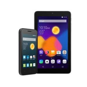 Alcatel Pixi 3 (4") Black & 7" Tablet Bundle with free SIM loaded with £10 credit - £59 @ Tesco Direct
