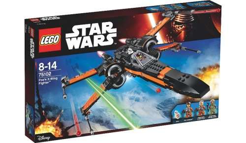 Lego Star Wars Poe's x wing fighter - 75102 £55.97 @ Asda