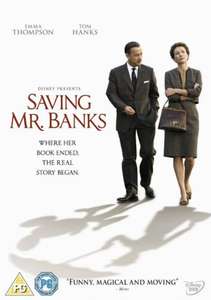 Saving Mr Banks [DVD] £3.00 (Prime) £4.99 (non prime) at Amazon