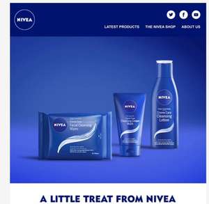 Free Nivea Creme Care Cleansing Sample