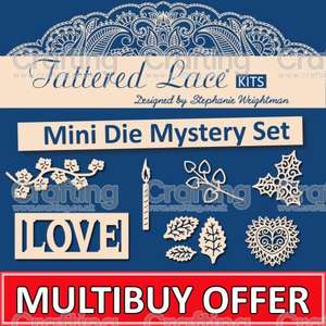 TATTERED LACE Mystery Mini Die Kit (20 mini dies) £12 delivered @ Crafting uk
