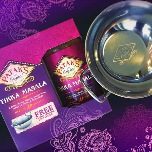Patak's Tikka Masala with free 6" Curry Serving Dish (stainless steel) £1.78 in selected Asda stores