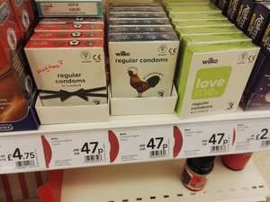 Wilco 3pk condoms half price 47p