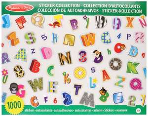 Melissa & Doug Sticker Collection - Alphabet and Numbers £2.99 @ crafting.co.uk