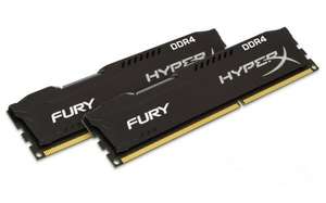 HyperX Fury Black 16 GB (2 x 8 GB) 2133 MHz DDR4 CL14 RAM £52.98 amazon