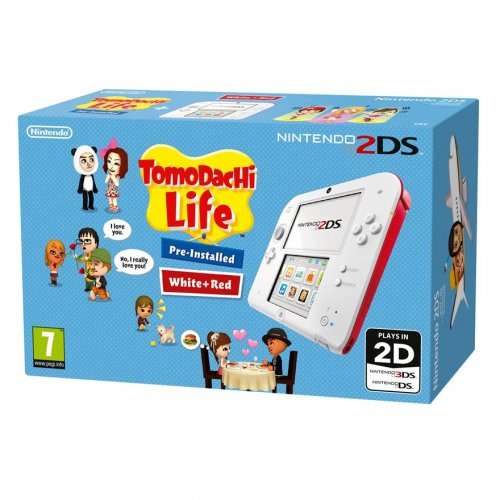 Tomodachi Life (pre-installed) + Nintendo 2DS with FREE Mario Kart 7 (Download), £79.99 + Free Click Collect @ Smythstoys