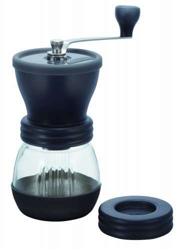 Hario Medium Glass Hand Coffee Burr Grinder with Ceramic Burrs £18.99 prime / £23.74 @ Amazon