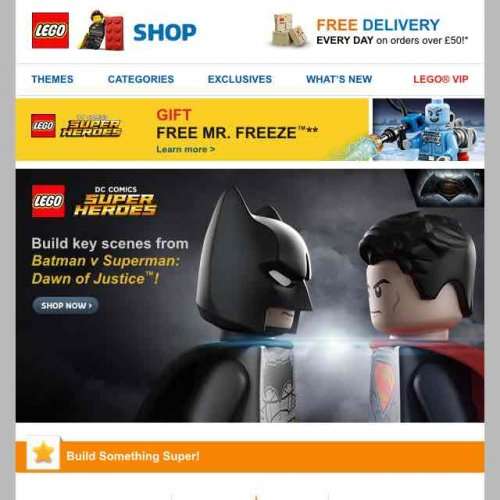 Mr Freeze Lego Minifigure (30603) FREE at Lego instore and online with £50 spend