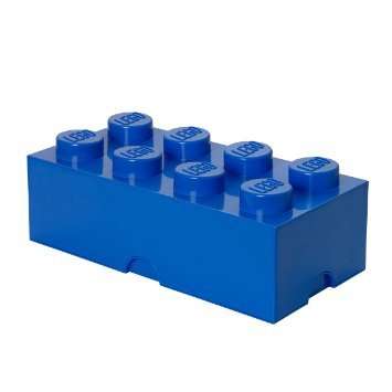 Lego Storage Brick 8 - Blue - Argos - £16.76