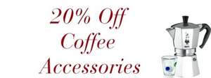 Save 20% on coffee accessories @ Divertimenti