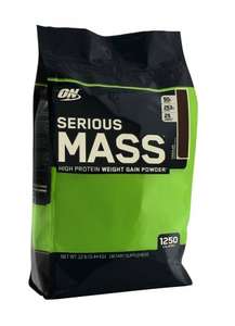 Optimum Nutrition Serious Mass 5.4kg £33.95 (£32.50 after poss cashback) @ GNC