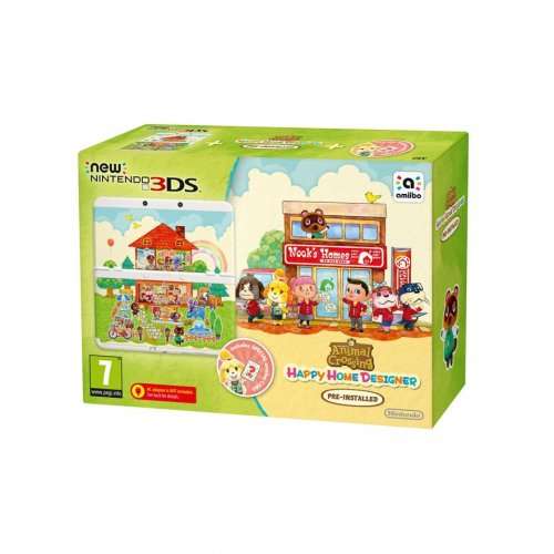 New Nintendo 3DS (White) Animal Crossing: Happy Home Designer Bundle  - £119 @ GAME & Smyths