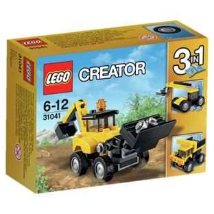 LEGO Creator 3 in 1 Construction Vehicles (31041) Set Now £3.49 Free C+C @ Argos