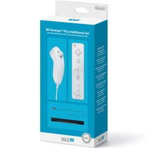 Nintendo Wii U WHITE Remote Plus Controller with Nunchuk & Sensor Bar £35 @ Tesco outlet - ebay