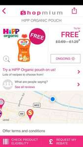 free hipp organic baby food pouch, free popchips, free moma porridge pots n free naked bar too @ shopmium app