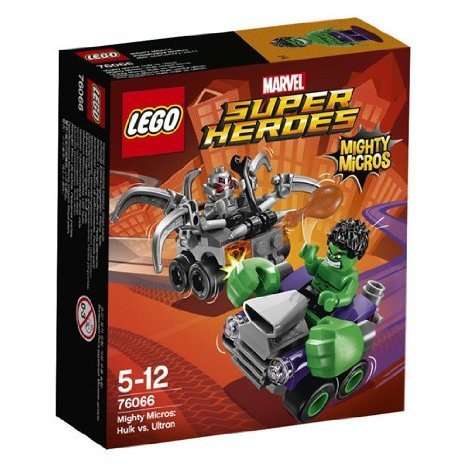 LEGO Super Heroes 76066: Mighty Micros: Hulk vs. Ultron £7 Prime / £10.99 Non prime @ Amazon