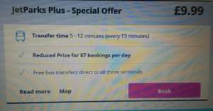 £9.99 Manchester Airport parking for 1 week