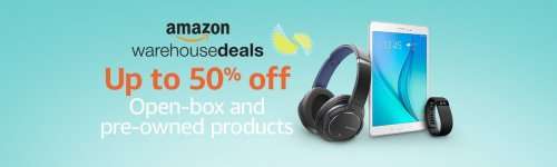 Amazon Warehouse Deals up to 50% and More Discount Thread * Over £1,125,700 >>> Yes.. £1.12 Million Pounds & Euros.. saved by HotUkDeals Members and Counting!