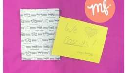 Free large post it notes - simply fill in details