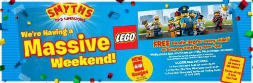 SMYTHS LEGO Weekend Event - Freebies (and offers)? 28th May