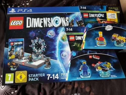 Lego Dimensions Starter Pack + Benny Fun Pack + Bart Simpson Fun Pack for £49.99 (PS3/X360/Wii U) or £59.99 (PS4/Xbox One) at Smyths Toys (instore and online)