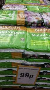 Bulrush multi purpose compost 20 litre - 99p @ Netto