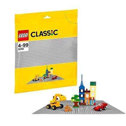 Lego Grey Base plate 10701 - Lowest price for a long time @ £8.99  (Prime) / £12.98 (non Prime) @ Amazon