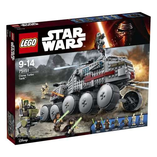 LEGO 75151 Star Wars Clone Turbo Tank Construction Set - NEW SET -  on offer at Tesco £76.99 - free c&c