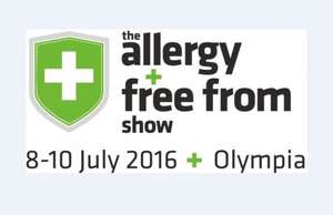 Free tickets to The Allergy & Free From show in London Olympia Park (8-10th July)