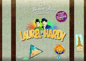 "Back in stock" Laurel and Hardy: The Feature Film Collection (10 Discs Box Set) [DVD] £15.00 delivered @ Zoom or possible £13.50 with 10% voucher code