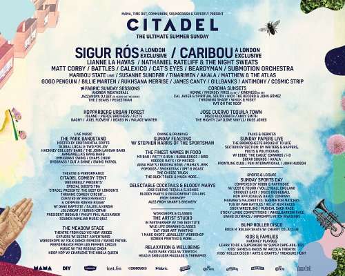 CITADEL MUSIC FESTIVAL 2016 - Huge discount - SIGUR ROS....