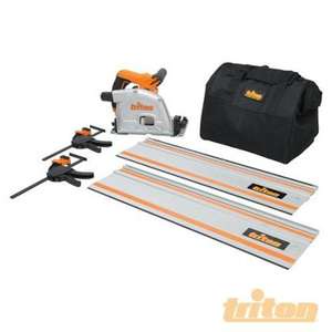 Triton TTS1400 Plunge Track Saw Kit 4pce Package Deal £192.37 @ Yandles and Sons