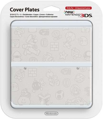Mario White cover plates for New 3DS console £7.99 @ Grainger Games