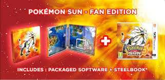Pokemon Sun and Moon Steelbook fan edition and (Quick Ball) £39.85 @ shopto