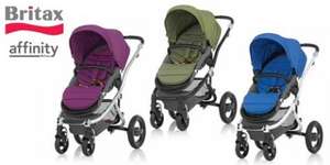 Britax Affinity pushchair base + carrycot + colour pack £300 @ Boots online (+1200 points)