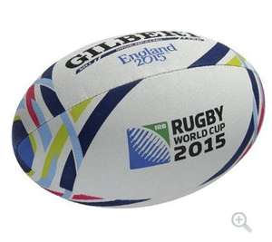 Rugby World Cup 2015 - Gilbert Rugby Ball Size 5 £15.99 @ Rugbystore