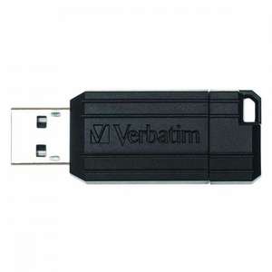 Verbatim 128GB Pinstripe USB Flash Drive, Black with PinStripe, Limited Lifetime Warranty £11.99 + £7.19 del @ EuroPC