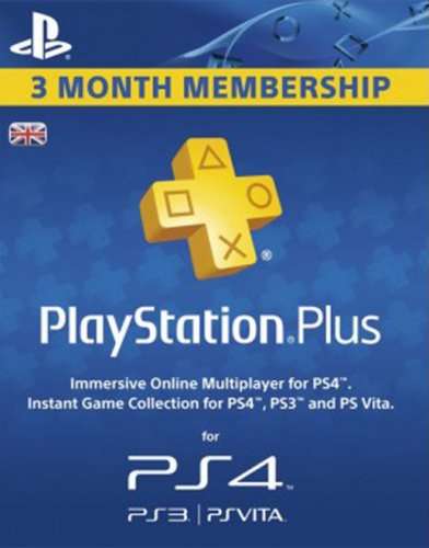 Playstation Plus 3 Month Membership £10.86 @ Shopto