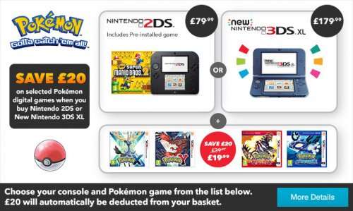 Nintendo 2DS & Mario & Pokemon £99 @ Nintendo